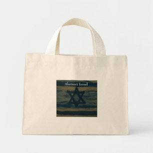 abstract israel mini tote bag