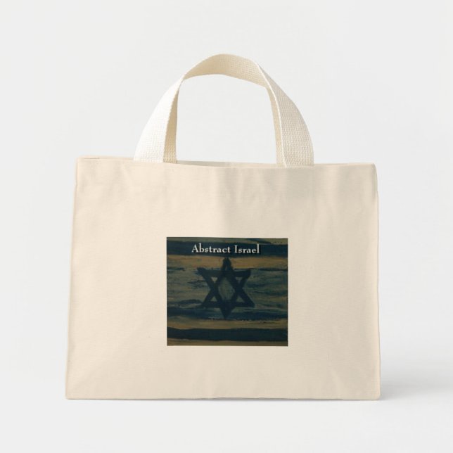 abstract israel mini tote bag (Front)