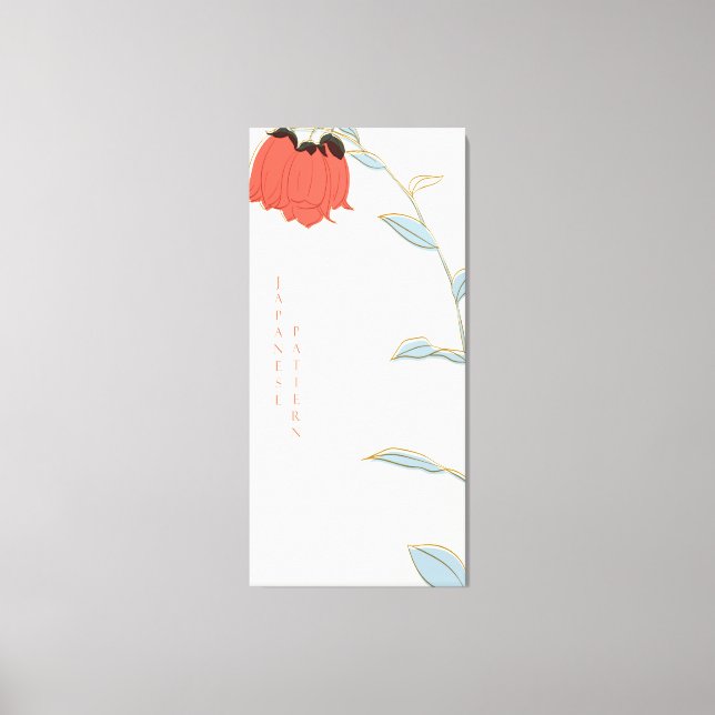Abstract Japanese Pattern Canvas Print (Front)