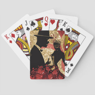 Abstract Jazz Serenade Playing Cards