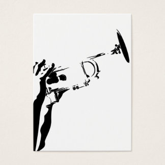 Abstract Jazz Trumpet Bookmark