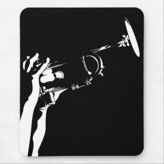 Abstract Jazz Trumpet Mousepad