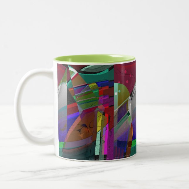 Abstract JAZZY Mug (Left)
