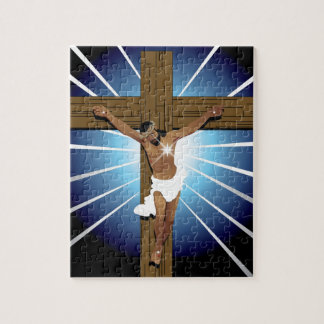Abstract Jesus Christ Jigsaw Puzzle