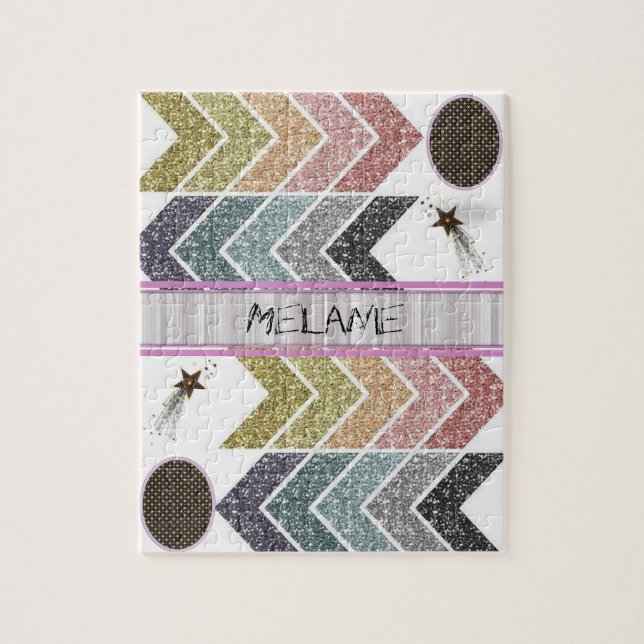 Abstract Jigsaw Puzzle Daisy (Vertical)