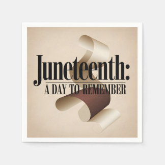Abstract Juneteenth A Day to Remember Napkin