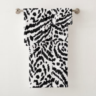 Abstract Jungle  Bath Towel Set