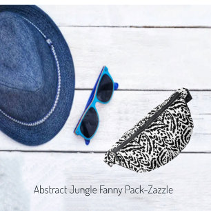 Abstract Jungle Fanny Pack