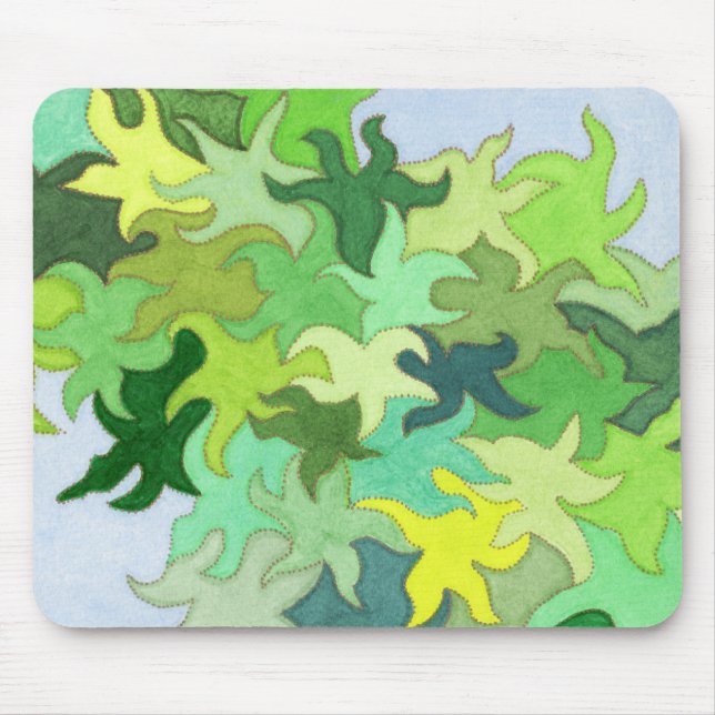 Abstract jungle mousepad (Front)