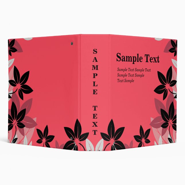 Abstract Jungle Pink Binder (Background)