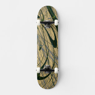 Abstract Jungle Skateboard