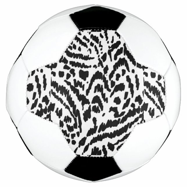 Abstract Jungle Soccer Ball (Front)