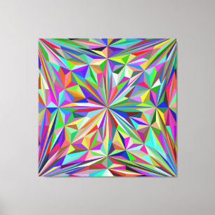 Abstract kaleidoscope canvas print