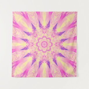 Abstract kaleidoscope pastel background. Beautiful Tapestry