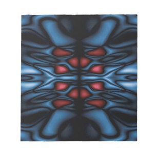 Abstract kaleidoscope pattern notepad
