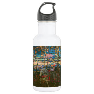 Abstract Kandinsky Riding Couple Colourful 532 Ml Water Bottle