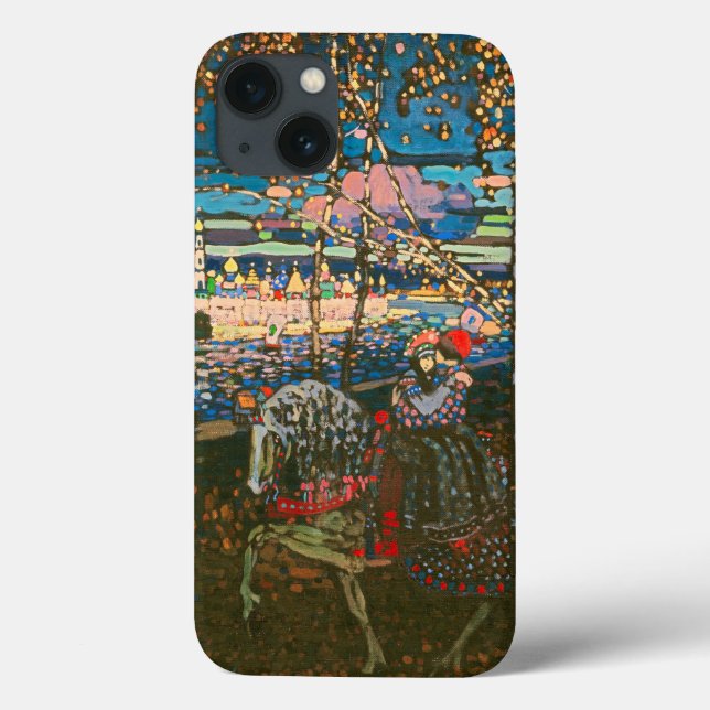 Abstract Kandinsky Riding Couple Colourful Case-Mate iPhone Case (Back)