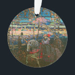 Abstract Kandinsky Riding Couple Colourful Ornament<br><div class="desc">This colourful painting is an early piece by abstract artist Wassily Kandinsky, called Riding Couple, 1906</div>