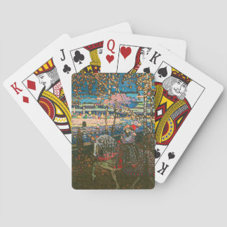 Abstract Kandinsky Riding Couple Colourful Playing Cards