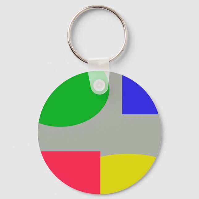 Abstract Keychain (Front)