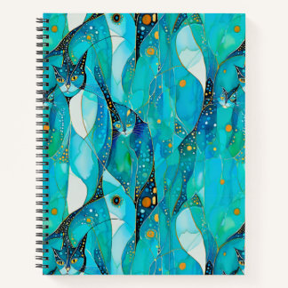 Abstract Kittens Notebook