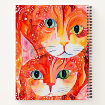 Abstract Kittens Notebook
