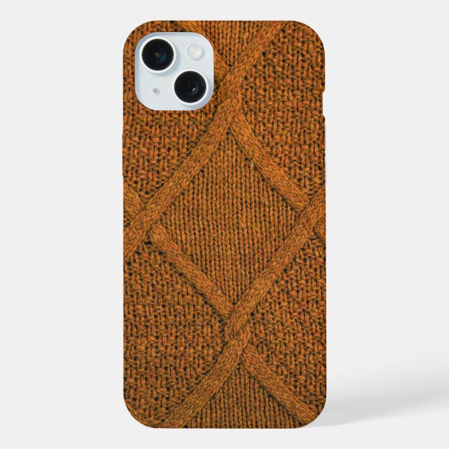 Abstract knitted texture iPhone case (Back)