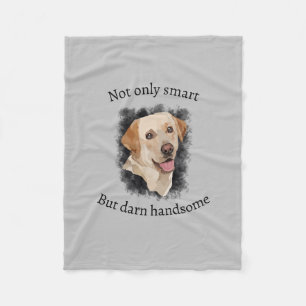 Abstract Labrador Art Fleece Blanket