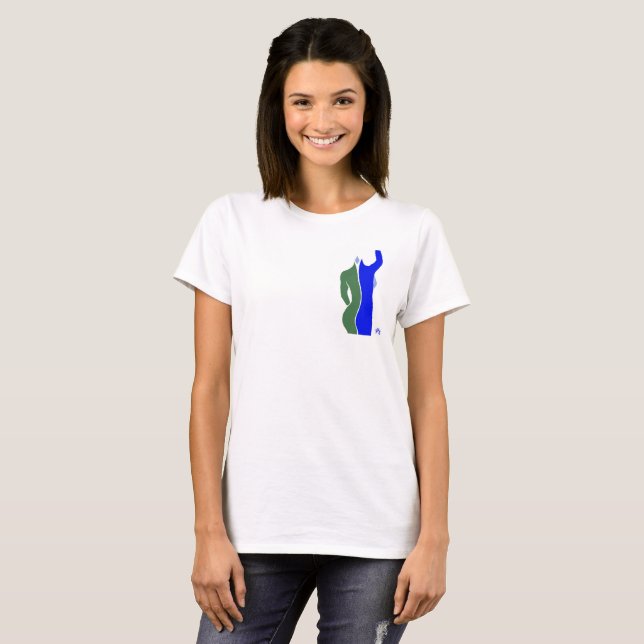 Abstract Lady - Earth Graphic Tee (Front Full)