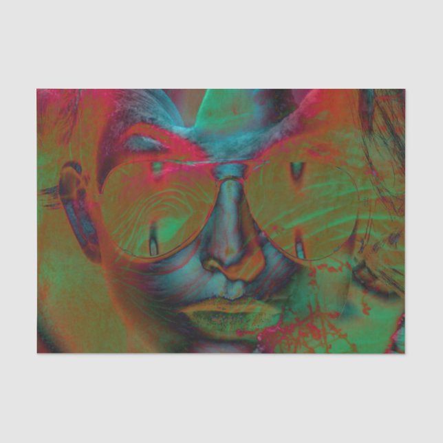 Abstract Lady Tissue Paper (Front)