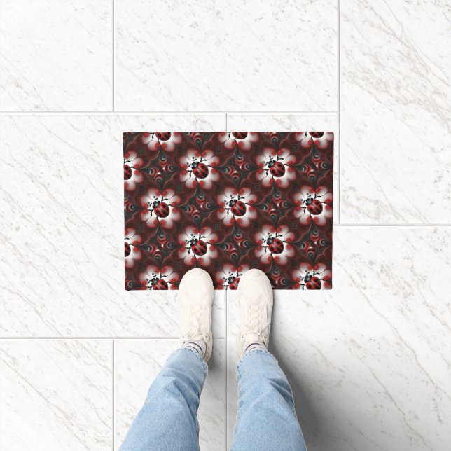 Abstract Ladybird Art Design, Doormat (Indoor)