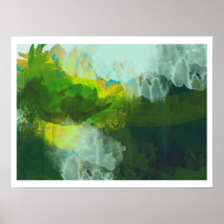 abstract landscape art-painting poster
