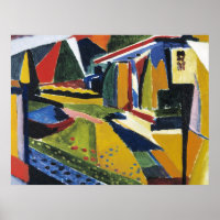 Abstract Landscape, by Henry Lyman Sayen,  