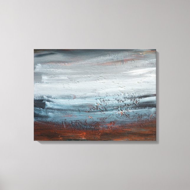 Abstract Landscape Fine Art Print on Canvas (Front)