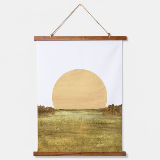 Abstract landscape hanging tapestry (Front)