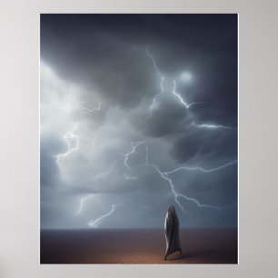 Abstract landscape modern unique surreal surreal poster