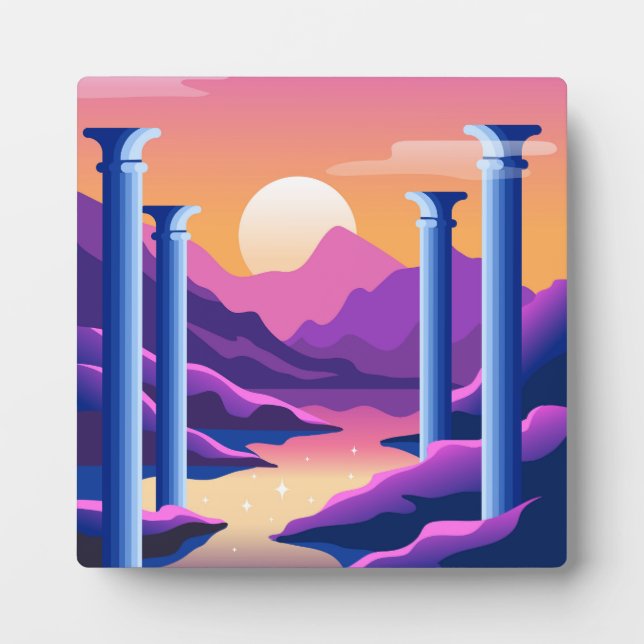 Abstract landscape plaque (Front)