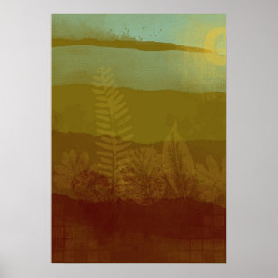 Abstract Landscape Poster