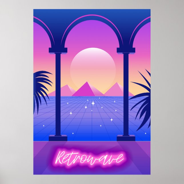 Abstract landscape poster (Front)