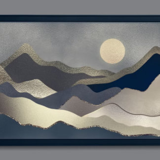 Abstract Landscape Poster