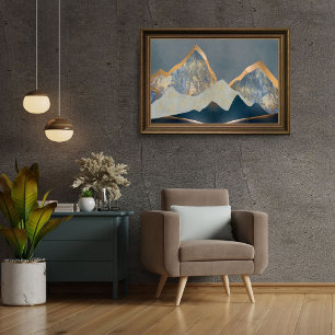 Abstract Landscape Poster