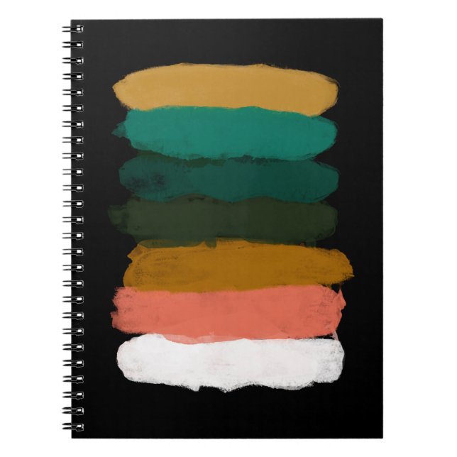 Abstract landscape. Versatile artistic backdrop. A Notebook (Front)