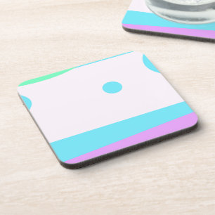 Abstract Landscape with 3 Moons - Coaster