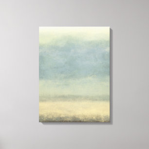 Abstract Landscape with Overcast Sky Canvas Print