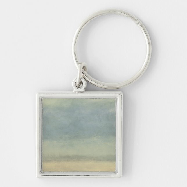 Abstract Landscape with Overcast Sky Keychain (Front)