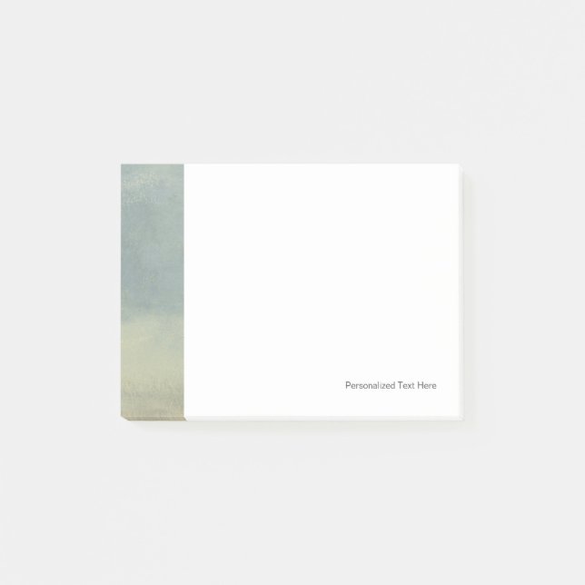 Abstract Landscape with Overcast Sky Post-it Notes (Front)