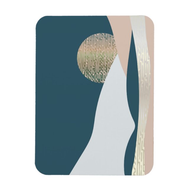 Abstract landscapes  magnet (Vertical)