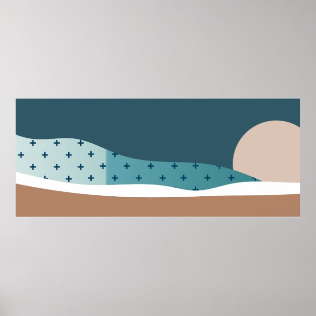 Abstract landscapes   poster (Front)