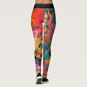 Abstract Lava Leggings