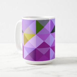 Abstract Lavender Tones Mug Cup